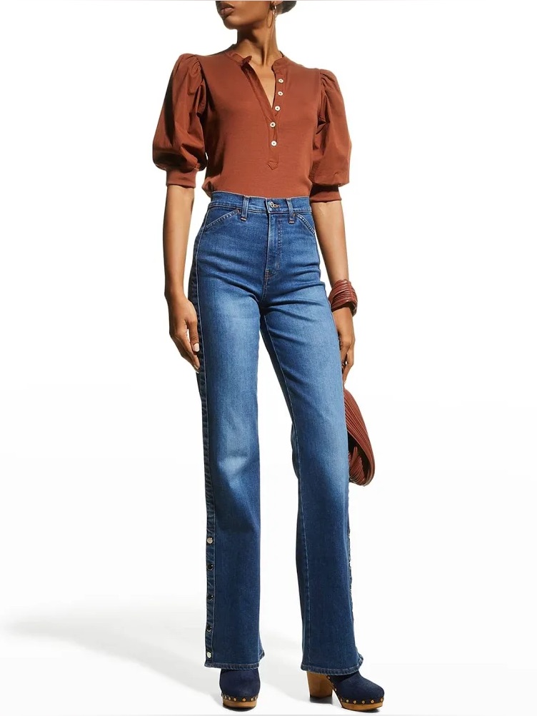 Nwt Veronica Beard Crosbie Wide Leg High Rise 6/28
